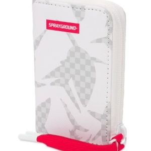 White Sprayground Wallet